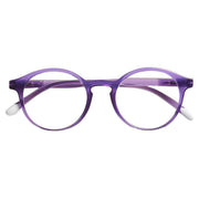 Barner Le Marais Glossy Blue Light Reading Glasses - Midnight Plum Purple