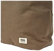 Bolso de hombro grande de lona de algodón Roka Hoxton - Verde Ranger