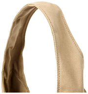 Bolso de hombro grande de lona de algodón Roka Hoxton - Beige Safari