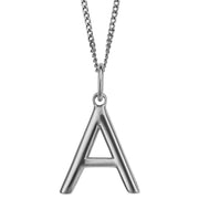Beginnings A Initial Pendant - Silver
