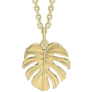 Beginnings Monstera Leaf Pendant - Gold