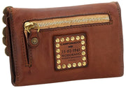Monedero Campomaggi Felloniche Stud - Cognac Tan