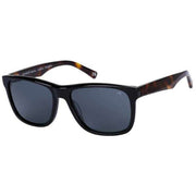 Botaniq Bold Square Sunglasses - Black/Brown Tort