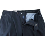 BRUHL Montana Nanotec Gabardine Stretch Chinos - Marine Navy