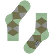 Calcetines cortos Burlington Bonnie - Verde persa
