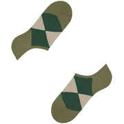 Calcetines Burlington Clyde Sneaker - Salvia Green