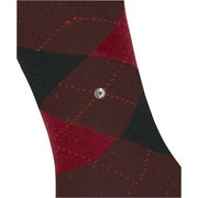 Burlington Dundee Socks - Merlot Red