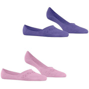 Calcetines invisibles Burlington Everyday 2-Pack - Foxglove Lila
