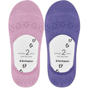 Calcetines invisibles Burlington Everyday 2-Pack - Foxglove Lila