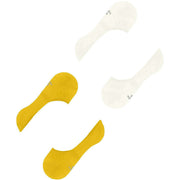 Burlington Everyday - Pack de 2 calcetines invisibles - Blanco roto