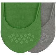 Burlington Everyday paquete de 2 calcetines invisibles - Fairway Green