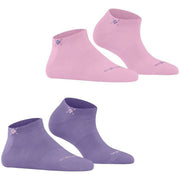 Burlington Everyday - Pack de 2 calcetines deportivos - Lila