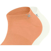 Burlington Everyday - Pack de 2 calcetines deportivos - Naranja melocotón