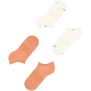 Burlington Everyday - Pack de 2 calcetines deportivos - Naranja melocotón