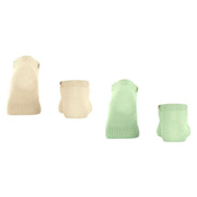 Burlington Everyday 2-Pack Sneaker Socks - Peppermint Green/Beige