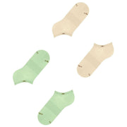 Burlington Everyday 2-Pack Sneaker Socks - Peppermint Green/Beige