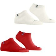 Burlington Everyday - Pack de 2 calcetines deportivos - Rojo tulipán
