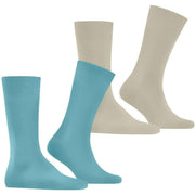 Calcetines Burlington Everyday 2-Pack - Key Largo Blue