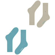 Calcetines Burlington Everyday 2-Pack - Key Largo Blue
