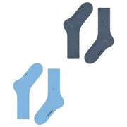 Burlington Everyday 2-Pack Socks - Light Blue/Grey