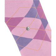 Calcetines Burlington Everyday Argyle paquete de 2 - Berry Pool Pink