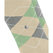 Burlington Everyday Argyle paquete de 2 calcetines - Crema Beige