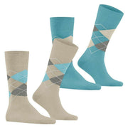 Calcetines Burlington Everyday Argyle paquete de 2 - Zemet Beige