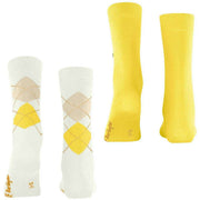 Burlington Everyday Mix Pack de 2 calcetines - Blanco roto