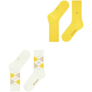 Burlington Everyday Mix Pack de 2 calcetines - Blanco roto