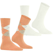Calcetines Burlington Everyday Mix 2-Pack - Melocotón Naranja