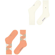 Calcetines Burlington Everyday Mix 2-Pack - Melocotón Naranja