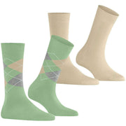 Calcetines Burlington Everyday Mix 2-Pack - Quiet Green