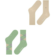 Calcetines Burlington Everyday Mix 2-Pack - Quiet Green