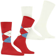 Burlington Everyday Mix paquete de 2 calcetines - Tulip Red