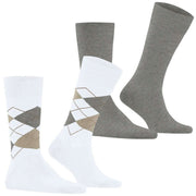 Burlington Everyday Mix - Pack de 2 calcetines - Blanco