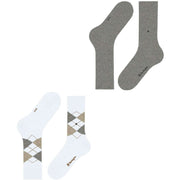 Burlington Everyday Mix - Pack de 2 calcetines - Blanco