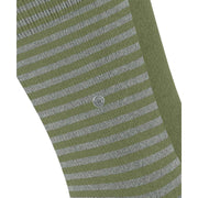 Burlington Everyday Stripe Mix paquete de 2 calcetines - Salvia Green