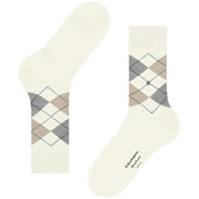 Calcetines Burlington Manchester - Blanco roto