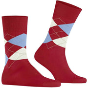 Calcetines Burlington Manchester - Rojo Tropicana