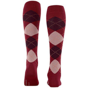 Burlington Marylebone Knee High Socks - Cranberry Red