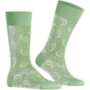 Calcetines Burlington Paisley - Verde tranquilo