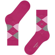 Calcetines Burlington Queen - Rojo berenjena