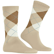 Calcetines Burlington Rib Court - Crema Beige