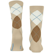 Calcetines Burlington Rib Court - Crema Beige