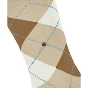 Calcetines Burlington Rib Court - Crema Beige