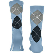 Calcetines Burlington Rib Court - Azul Cristal