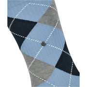 Calcetines Burlington Rib Court - Azul Cristal