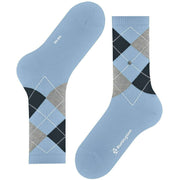 Calcetines Burlington Rib Court - Azul Cristal