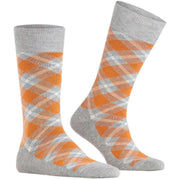 Calcetines de tartán Burlington - Gris jaspeado