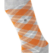 Calcetines de tartán Burlington - Gris jaspeado